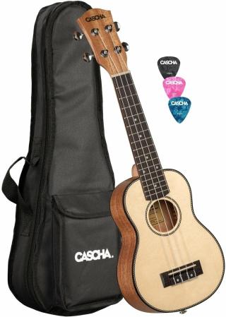 Cascha HH 2148L Sopránové ukulele Natural
