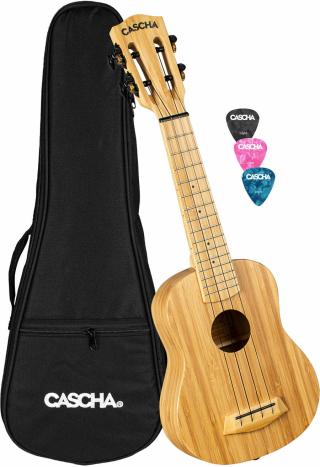 Cascha HH 2312 Bamboo Sopránové ukulele Natural