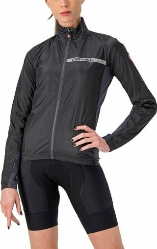 Castelli Squadra Stretch W Jacket Light Black/Dark Gray M