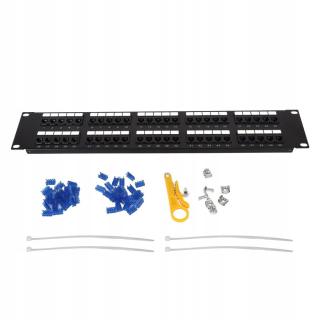 CAT3 50 síťové porty patch panel Plug and