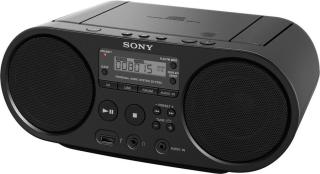 CD-rádio Sony ZS-PS55B, AUX, CD, USB, černá