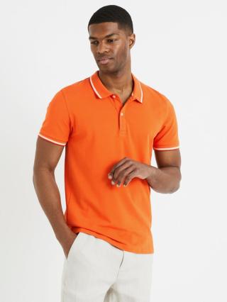 Celio Decolrayeb Polo triko Oranžová