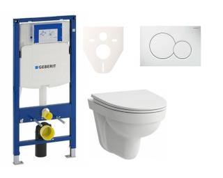 Cenově zvýhodněný závěsný WC set Geberit do lehkých stěn / předstěnová montáž+ WC Laufen Laufen Pro Nordic SIKOGES3H1