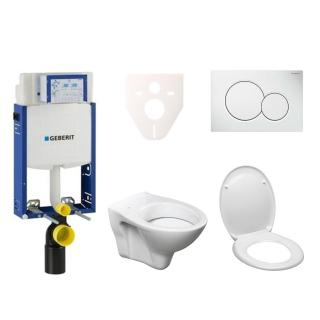 Cenově zvýhodněný závěsný WC set Geberit k zazdění + WC S-Line S-line Pro 110.302.00.5ND2