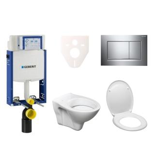 Cenově zvýhodněný závěsný WC set Geberit k zazdění + WC S-Line S-line Pro 110.302.00.5ND6