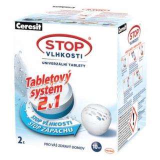 Ceresit odvlhčovač vzduchu Stop vlhkosti Pearl náhradní tablety 2 x 300 g