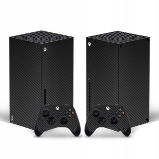 Černá nálepka s kůží Xbox Series X ve stylu