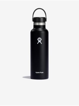 Černá nerezová termolahev Hydro Flask Standard Mouth Flex Cap