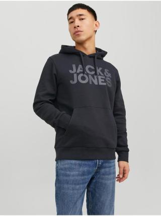 Černá pánská mikina s kapucí Jack & Jones Corp