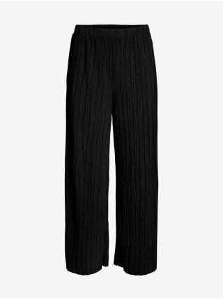 Černé dámské plisované kalhoty VILA Plisa