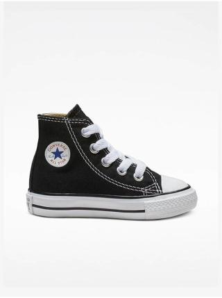 Černé dětské kotníkové tenisky Converse