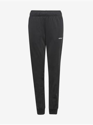 Černé holčičí tepláky s kapsami na zip adidas Originals Track Pants