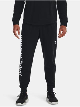 Černé pánské tepláky Under Armour Project Rock Terry Jogger