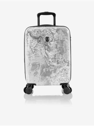 Černo-bílý vzorovaný cestovní kufr Heys Journey 3G S