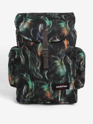 Černý dámský vzorovaný batoh s klopou Eastpak Austin 18 l