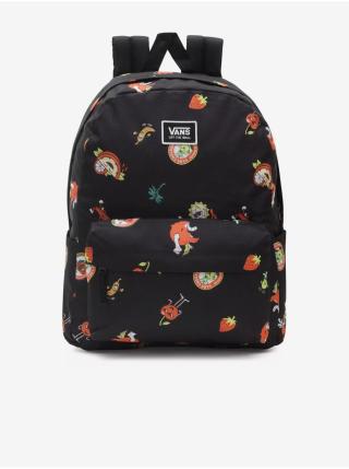 Černý pánský vzorovaný batoh VANS WM OLD SKOOL H20 BACKPACK WMN