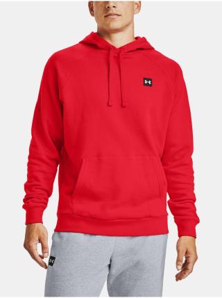 Červená mikina Under Armour Rival Fleece Hoodie