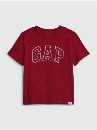 Červené dětské tričko s logem GAP