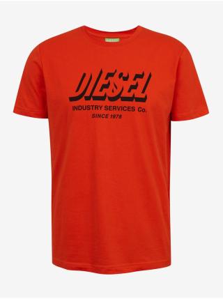 Červené pánské tričko Diesel Diegos