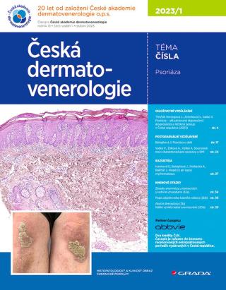 Česká dermatovenerologie 1/23, Hercogová Třešňák Jana