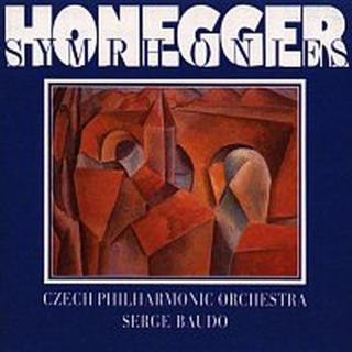 Česká filharmonie/Serge Baudo – Honegger: Symfonie č. 1-5, Pacific 231, Symfonická věta č. 3