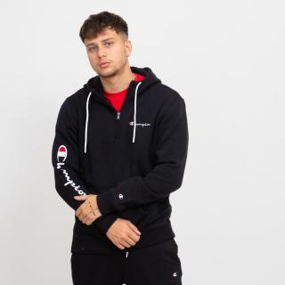 Champion Hooded Half Zip Sweatshirt S