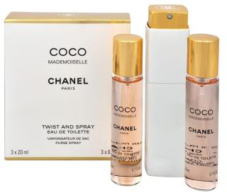 Chanel Coco Mademoiselle - EDT 20 ml  + EDT náplň 2 x 20 ml 60 ml
