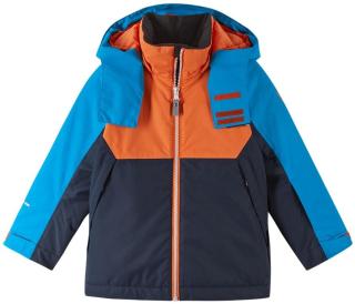 Chlapecká zimní lyžařská bunda reima autti modrá/oranžová 122