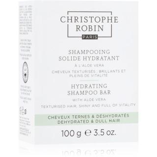 Christophe Robin Hydrating Shampoo Bar with Aloe Vera tuhý šampon pro suché a zcitlivělé vlasy 100 g