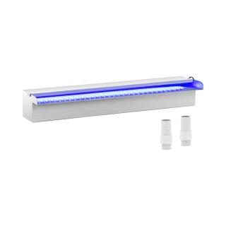 Chrlič vody - 60 cm - LED osvětlení - modrá/bílá