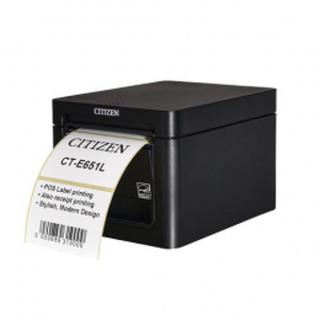 Citizen CT-E651L, 8 dots/mm , cutter, USB, black