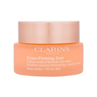 Clarins Extra-Firming Day Comfort Cream 50 ml denní pleťový krém pro ženy na suchou pleť; proti vráskám; zpevnění a lifting pleti