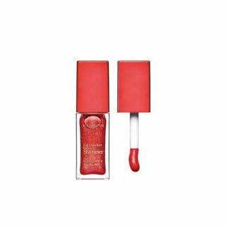 Clarins Lip Comfort Oil Shimmer olej na rty s vícerozměrným leskem - 07 - Red Hot 7 ml