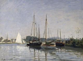 Claude Monet - Obrazová reprodukce Pleasure Boats, Argenteuil, c.1872-3,