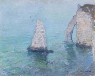 Claude Monet - Obrazová reprodukce The Rock Needle and the Porte d'Aval, c.1885,