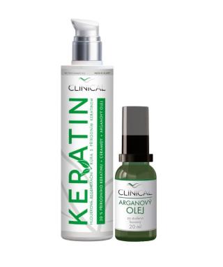 Clinical Keratin kúra 100 ml + Arganový olej 20 ml