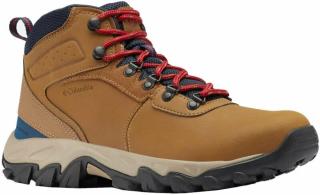 Columbia Pánské outdoorové boty Men's Newton Ridge Plus II Waterproof Hiking Boot Light Brown/Red Velvet 41