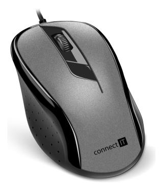 Connect It myš Cmo-1200 šedá