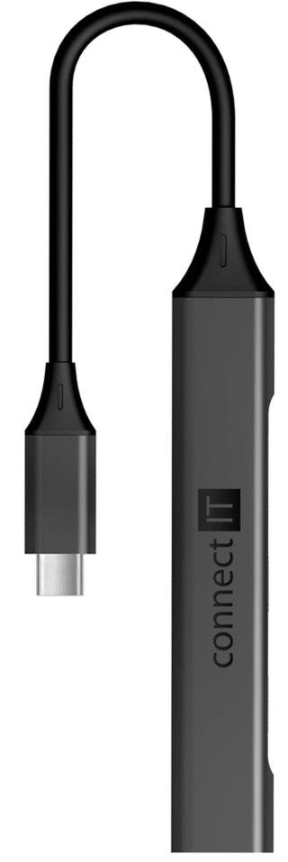 Connect IT USB-C hub, , CHU-5050-AN, ANTRACITOVÝ