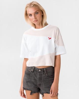 Converse Rivarly Crop top Bílá Béžová