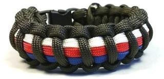 Cordell Paracord náramek Solomon TRIKOLORA XL