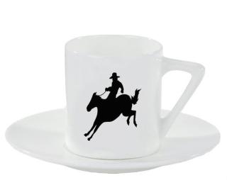 Cowboy Espresso hrnek s podšálkem 100ml