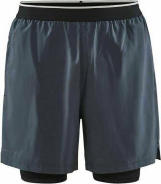 Craft ADV Charge 2in1 Stretch Shorts Asphalt L Běžecké kraťasy