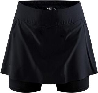 Craft PRO Hypervent 2 in 1 Skirt Black XS Běžecké kraťasy