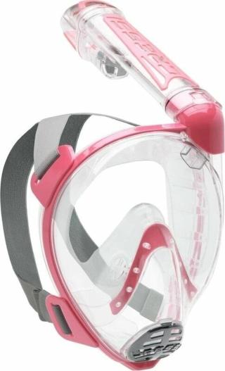 Cressi Duke Dry Full Face Mask Clear/Pink M/L