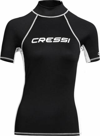 Cressi Neopren Rash Guard Lady Short Sleeve Black/White XS