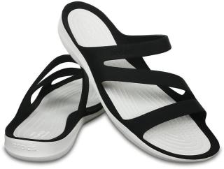 Crocs Women's Swiftwater Sandal Black/White 38-39