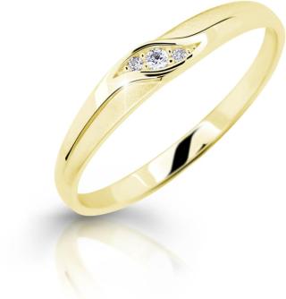 Cutie Jewellery Něžný zásnubní prsten ze žlutého zlata Z6815–2844-10-X-1 60 mm