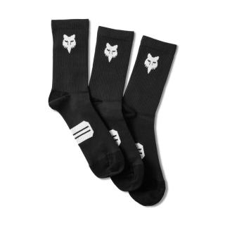 Cyklo ponožky FOX 6" Ranger Sock Prepack 3 páry  Black