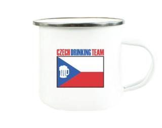Czech drinking team Plechový hrnek